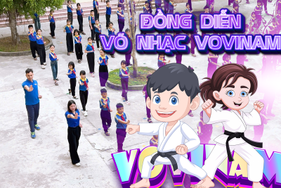 Đồng diễn Võ nhạc Vovinam – Trường Tiểu học Hải Đông, Hải Quang, Ninh Bình